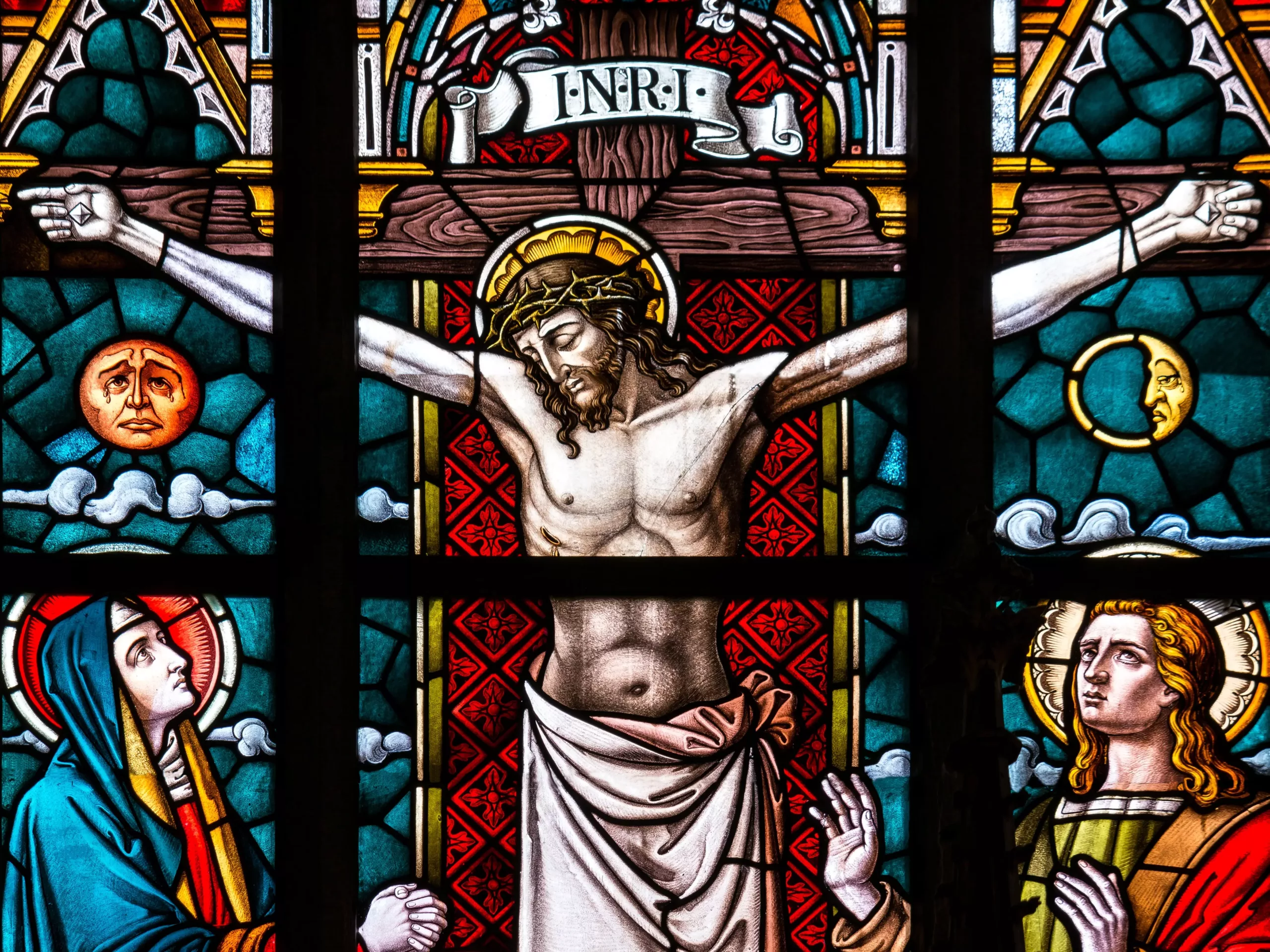 cross stainglass ourparish about scaled